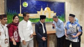 Ketua Umum Paguyuban Sosial Marga Tionghoa Indonesia (PSMTI) Wilianto Tanta silaturahmi dengan Menteri Agama RI Prof. Dr. KH. Nasaruddin Umar.