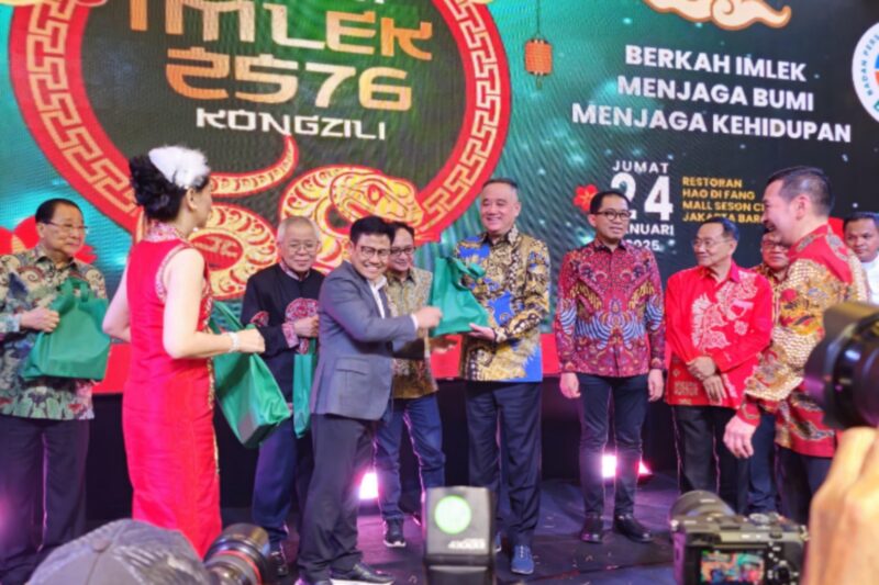 Ketua Umum Paguyuban Sosial Marga Tionghoa Indonesia (PSMTI) Wilianto Tanta menghadiri undangan Refleksi Imlek tahun 2025. (Dok. PSMTI)