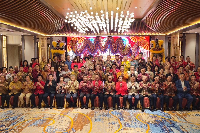 Paguyuban Sosial Marga Tionghoa Indonesia (PSMTI) Provinsi DKI Jakarta bersama dengan PSMTI Pusat dan Koordinasi Bidang Marga-Marga mengadakan acara Perayaan Imlek Bersama 2025. (Dok. PSMTI)