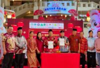 Paguyuban Sosial Marga Tionghoa Indonesia (PSMTI) melakukan penandatanganan nota kesepahaman (MoU) dengan GP Ansor. (Dok. PSMTI)