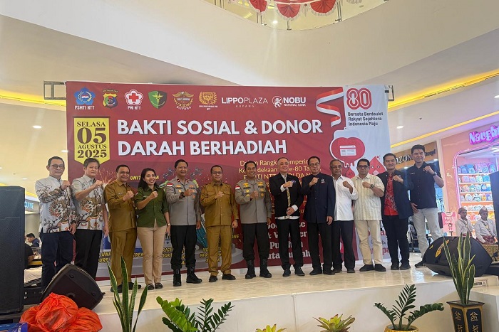 Aksi donor darah oleh PSMTI di Kupang tunjukkan kepedulian lintas identitas demi Indonesia yang lebih sehat. (Dok. PSMTI)